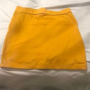 Orange skirt
